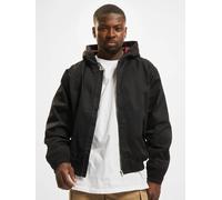 stylische Brandit Herren Jacke Reißverschluss Taschen Schwarz XXL