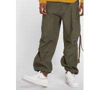 stylische Brandit Herren Jeans Reißverschluss Taschen mit Baumwolle Khaki L