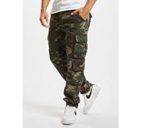 stylische Brandit Herren Jeans Slim Fit Kordelzug Taschen mit Baumwolle Camouflage S
