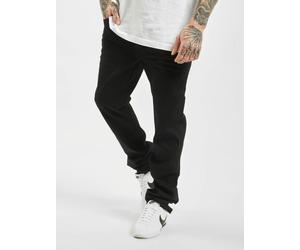 stylische Brandit Herren Jeans Stretch Taschen Straight Fit mit Baumwolle Schwarz 32/34