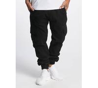 stylische DEF Herren Jeans Reißverschluss Taschen mit Baumwolle Schwarz 34
