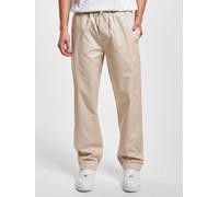 stylische DEF Herren Jeans Slim Fit Kordelzug Taschen mit Baumwolle Beige L