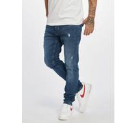 stylische DEF Herren Jeans Slim Fit Stretch Kordelzug mit Baumwolle Blau 30