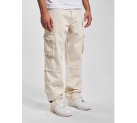 stylische DEF Herren Jeans Stretch mit Baumwolle Beige W36