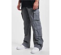 stylische DEF Herren Jeans Taschen mit Baumwolle Grau 38
