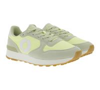 Stylische Ecoalf Uclaalf Damen Sneaker herausnehmbarer Innensohle Schnür-Schuhe MCWSHSNUCLAA0136 198 Gelb/Grau 36