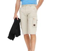 stylische Herren Cargo-Long-Bermuda kurze Sommer-Hose mit vielen Taschen Große Größen 920840 Beige 66