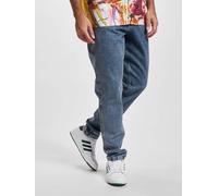 stylische Karl Kani Herren Jeans Reißverschluss Taschen mit Baumwolle Blau 28