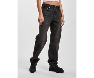 stylische LEVI´S Damen Jeans Straight Fit mit Baumwolle Schwarz 32/30