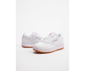 stylische Reebok Herren Sneaker Kordelzug Rippbündchen Weiß 36