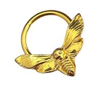 Stylische Totenkopf Nasenstücke mit Goldschicht, robusten Legierungsmaterialien, ideal für den täglichen Gebrauch und als Nasenzubehör für den täglichen Gebrauch bei besonderen Anlässen