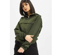 Urban Classics Ladies Basic Pull Over Jacket in Gr. 2XL in Grün