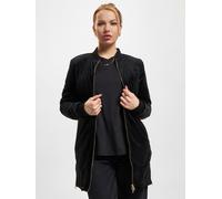 Urban Classics Damenjacke Ladies Long Velvet Jacket – leicht, 100% Polyester – Schwarz, Gr. S