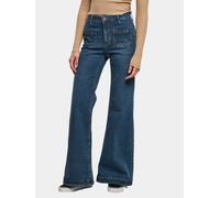 stylische Urban Classics Damen Jeans Stretch mit Baumwolle Blau 28