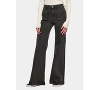 stylische Urban Classics Damen Jeans Stretch mit Baumwolle Schwarz 28