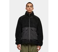 Urban Classics Short Raglan Sherpa Jacket in Gr. XL in Schwarz