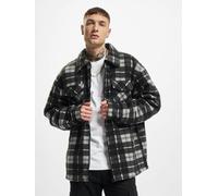 stylische URBAN CLASSICS Herren Jacke Reißverschluss Taschen 180 g/m² Schwarz/Weiß XL