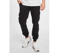 Urban Classics Washed Twill Cargohose (Herstellerartikelnummer: TB1435-Black_44)