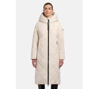 Stylischer Winter Steppmantel mit Kapuze "Elow-YM" Cotton Cream XL