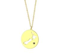 Stylish-Art Neuseeland-Karte-Anhänger-Halskette, Patriotischer Charme Neuseeland-Karte-Halskette, Hohles Muster, Pulloverkette, Baumelnd, Ethnische Ornament-Charm-Schmuck, Geschenke Für Damen Und H