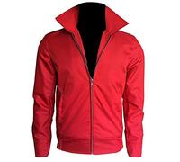 Stylish Legacy ARSIA Rebel Without a Cause Dean Red Cotton Jacket, Rot/Ausflug, einfarbig (Getaway Solids), L