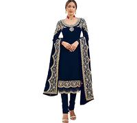 stylishfashion Indische Hochzeitskleidung Hose mit Dupatta-Anzügen Pakistanischer Designer Shalwar Kameez Kleider, Wahl 1, 40