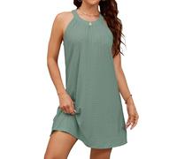 StylSense Strandkleid Damen Sommerkleid Leicht Bikini Cover Up Strandponcho Bademode Kleider Casual Trägerkleid