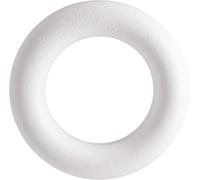 Styroporring flach,weiß Ø ca. 17cm