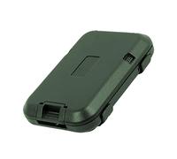 Suammiitstrieadea Bankkartenhalter, tragbares Kartenetui für Ausweis, Kreditkarten, Schutz, Grau, Dunkelgrau, 11 x 7,1 x 2,2 cm, Armeegrün, 11 x 7,1 x 2,2 cm, 11x7.1x2.2cm, Siehe Beschreibung