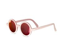 SUAVINEX, Sonnenbrille für Babys 0-12 Monate, Neugeborene, Polarisiert, mit UV 400 Filter, 100 Prozent UVA- und UVB-Schutz, mit Schutzhülle, sehr Flexibel und Leicht, Runde Form, Pink