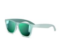Suavinex, Sonnenbrille für Herren und Damen, Polarisiert, mit UV 400 Filter, 100 Prozent UVA und UVB Schutz, mit Schutzhülle, sehr Flexibel und Leicht, Quadratische Form, Grün
