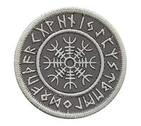 Subdued ACU Aegishjalmur Helm of Awe Viking Norse Runic Heathen Magical Stave Morale Tactical Hook Patch