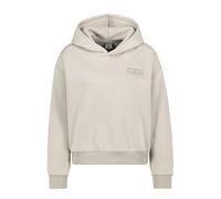 Sublevel Damen Basic Pullover Hoodie mit Mini-Print beige XL
