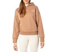 Sublevel Damen Basic Pullover Hoodie mit Mini-Print brown XL