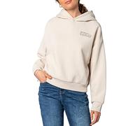 Sublevel Damen Basic Pullover Hoodie mit Mini-Print light-beige XL
