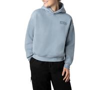 Sublevel Damen Basic Pullover Hoodie mit Mini-Print middle-blue S