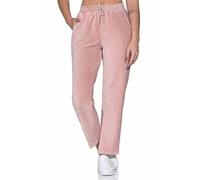 Sublevel Damen Cord-Hose Damenhose Freizeithose gerades Bein LSL-536 Middle Rose S