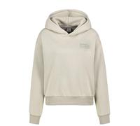 Sublevel Damen Hoodie Kapuzen-Sweatshirt LSL-487 Loose Fit Pullover mit Kapuze Light Sand XS