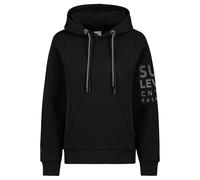 Sublevel Damen Hoodie Kapuzenpullover mit Kordelzug, Kängurutasche und Logodruck