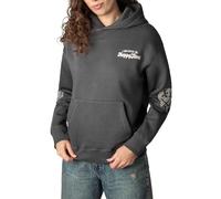 Sublevel Damen Hoodie Kapuzenpullover Oversize Dark-Grey XS