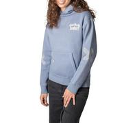 Sublevel Damen Hoodie Kapuzenpullover Oversize Middle-Blue XS