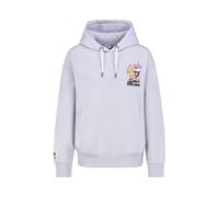 Sublevel Damen Hoodie mit Kapuze, süßen Backprints light-purple XS