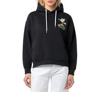 Sublevel Damen Hoodie mit Sommer-Backprint Dark-Grey XL