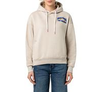 Sublevel Damen Hoodie mit Sommer-Backprint light-beige M