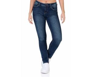 Sublevel Damen Jeans Hose Asjulia LSL-469 Skinny schmales Bein Middle Blue Denim M282 M