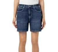 Sublevel Damen Jeans Shorts Highwaist, Gesäßtaschen, Baumwollmischung Dark-Blue M