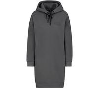 Sublevel Damen Kapuzen-Sweatkleid Oversize Longshirt LSL-455 Dark Grey S