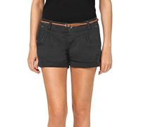 Sublevel Damen Kurze Hose Stretch-Shorts mit Flecht-Gürtel