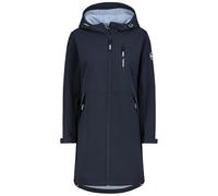 Sublevel Damen Softshellmantel - Übergangsjacke mit Kapuze, Leistentaschen & Brusttaschen, ideal für Outdooraktivität, wasserabweisend Dark-Blue M