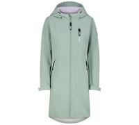 Sublevel Damen Softshellmantel - Übergangsjacke mit Kapuze, Leistentaschen & Brusttaschen, ideal für Outdooraktivität, wasserabweisend Light-Green XL